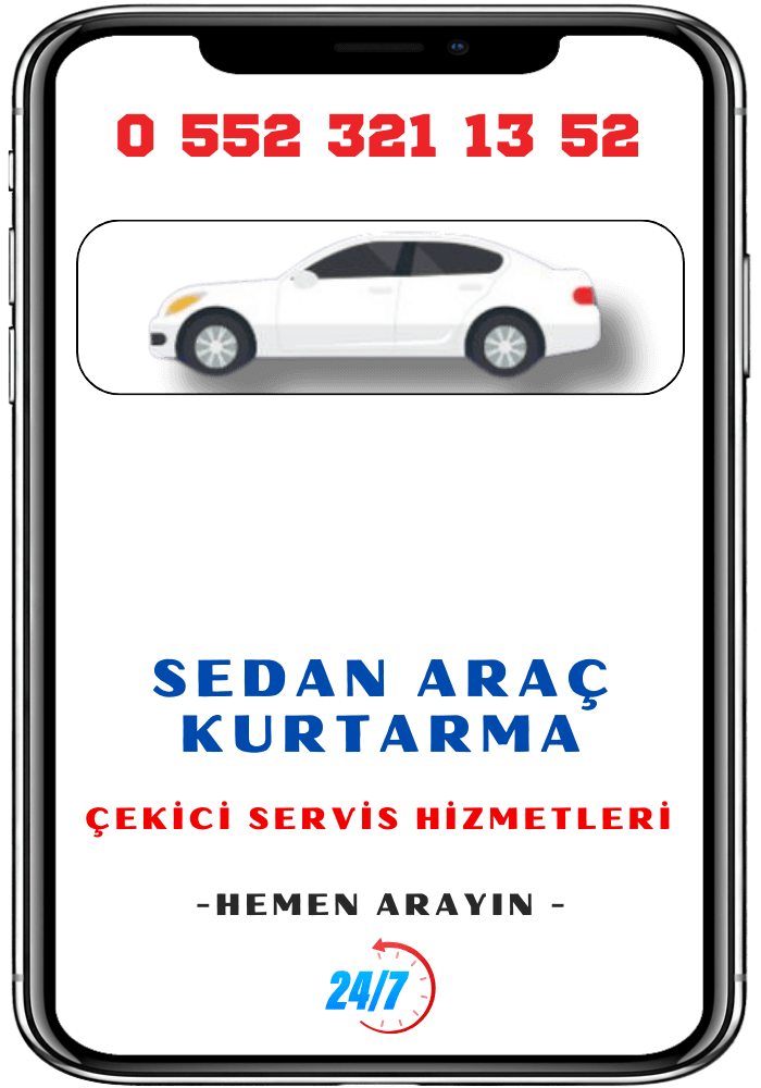 Sedan Araç Kurtarma Oto Çekici Servisi Hizmetleri | EFE Kurtarma